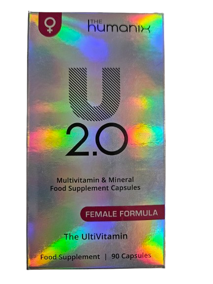 U 2.0 for Women - Premium Multivitamin Supplement | Hormone Balance, Energy, Skin Health & Stress Support