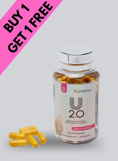 U 2.0 for Women - Premium Multivitamin Supplement  Hormone Balance, Energy, Skin Health & Stress Support