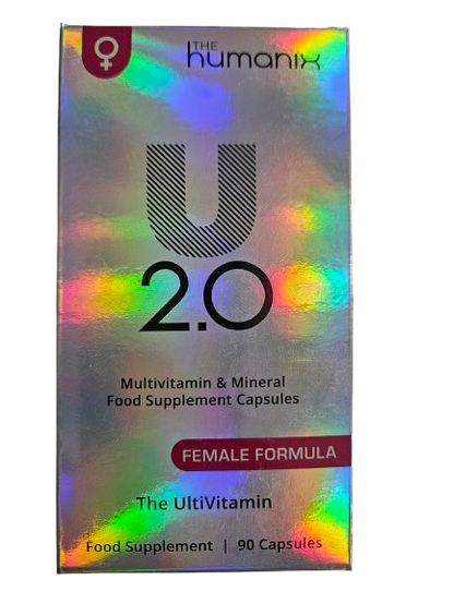 U 2.0 for Women - Premium Multivitamin Supplement  Hormone Balance, Energy, Skin Health & Stress Support