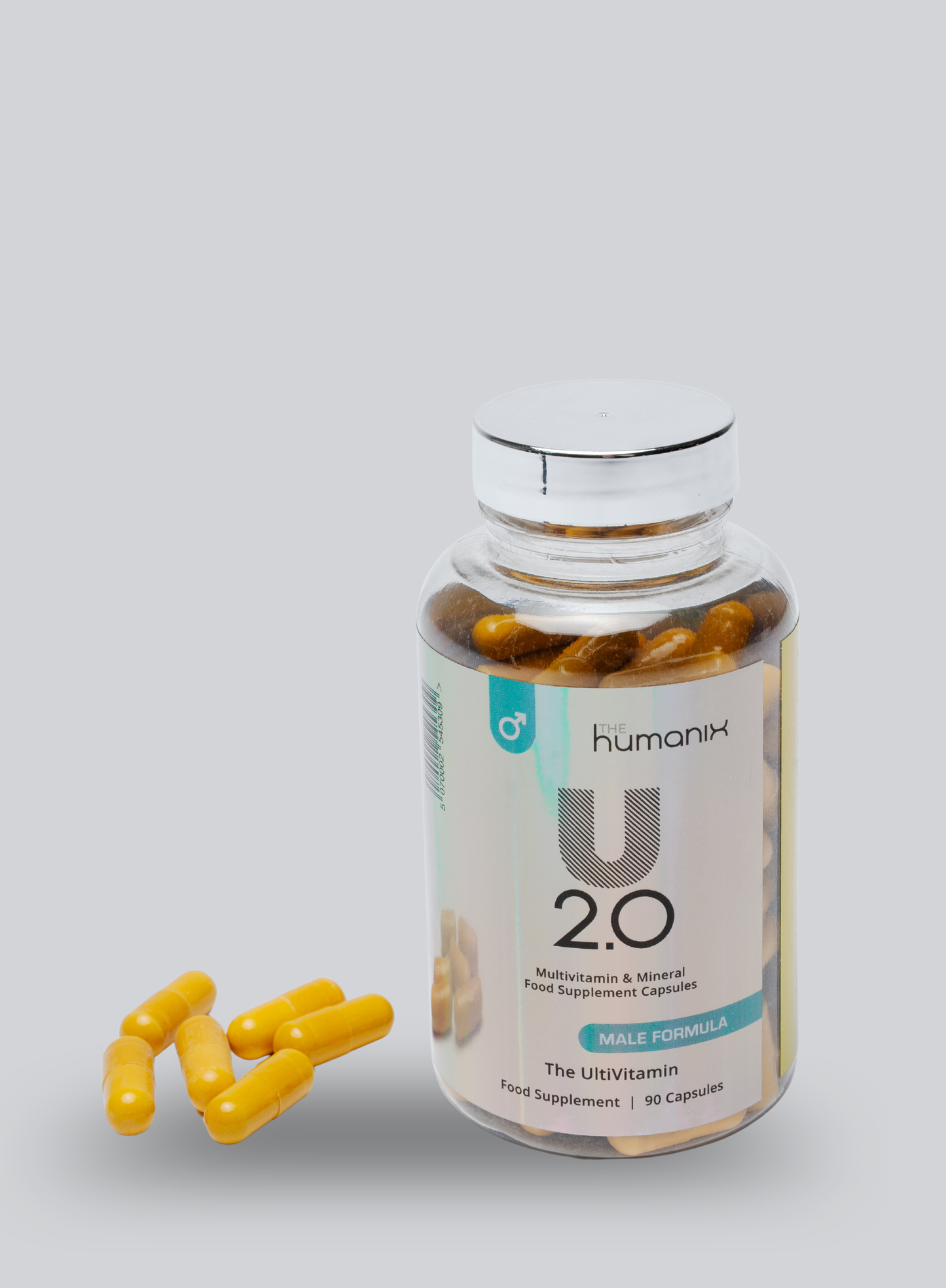 U 2.0 for Men - Premium Multivitamin Supplement  Supports Energy, Testosterone Levels, Recovery & Mental Clarity